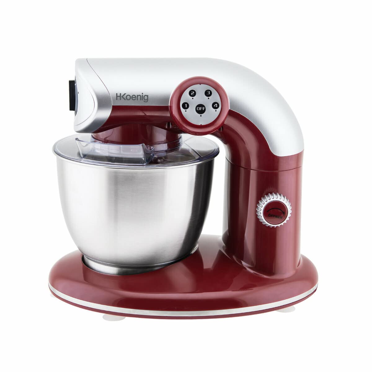 H.Koenig KM80 Amasadora y Mezcladora 5,5L Rojo