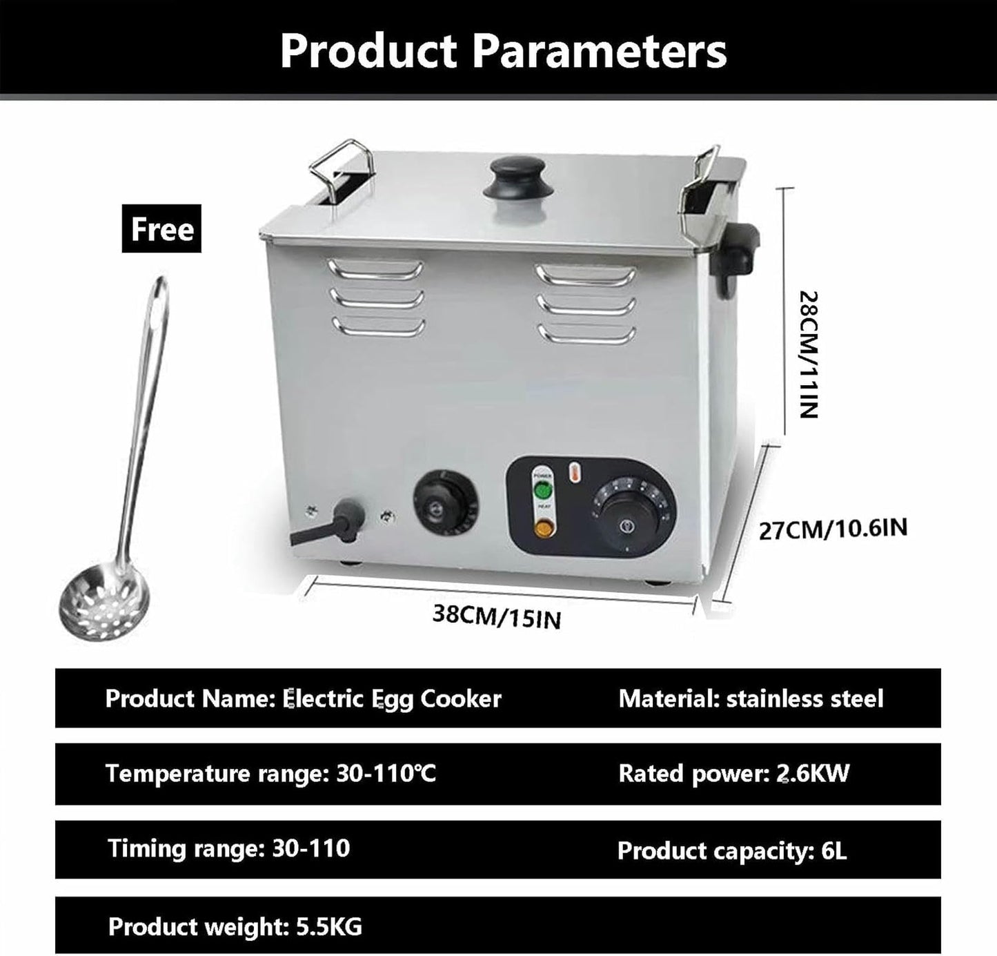 Hervidor Profesional FLTRGO Automático para Huevos