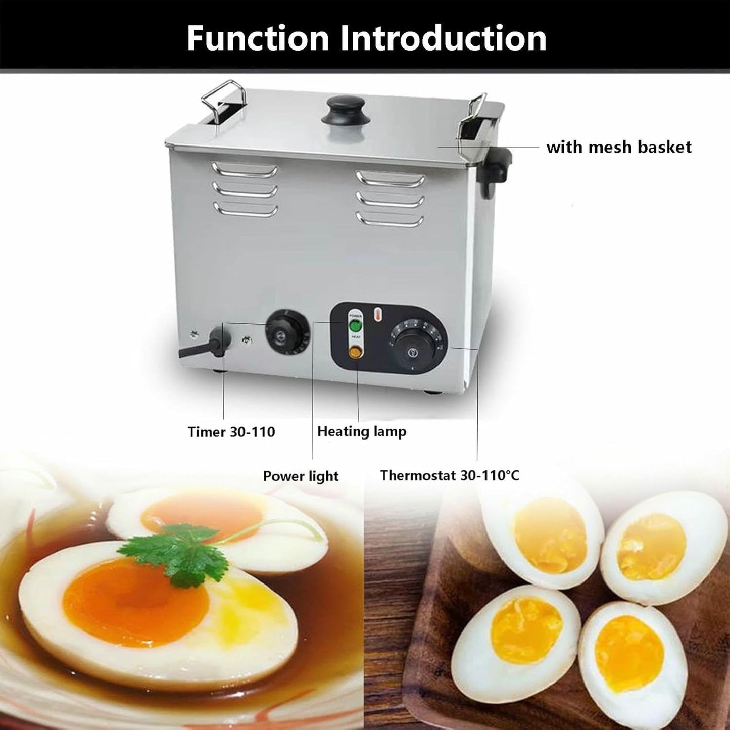 Hervidor Profesional FLTRGO Automático para Huevos