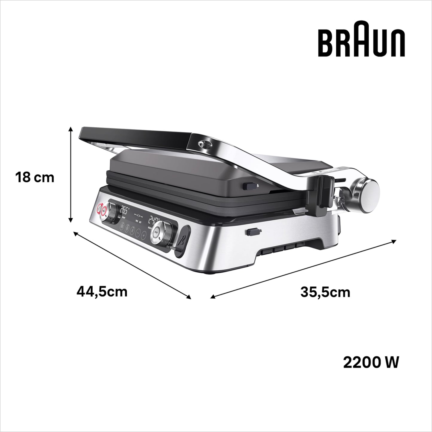 Braun MultiGrill 9 CG 9167 Placas Planas, Parrilla y Gofres