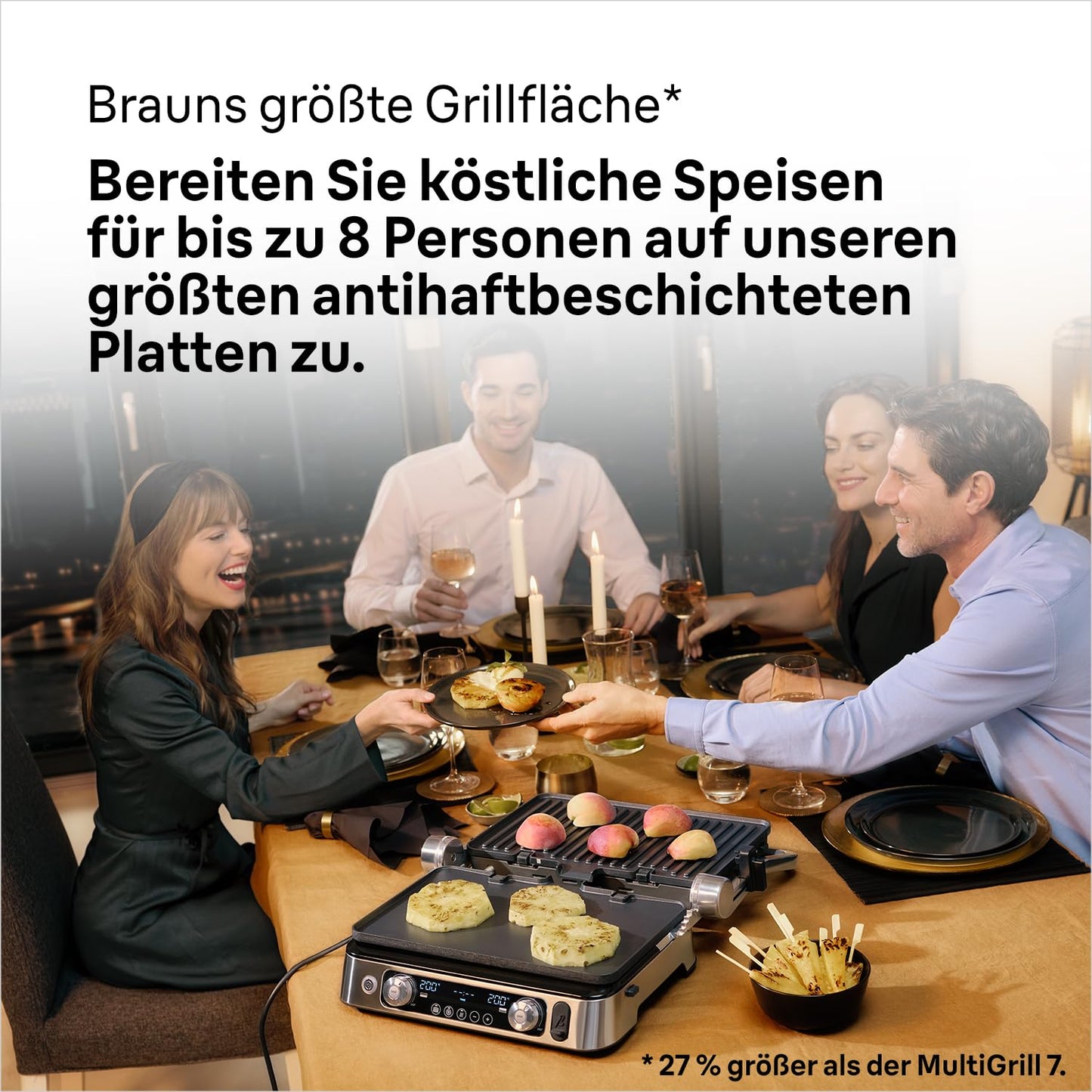Braun MultiGrill 9 CG 9167 Placas Planas, Parrilla y Gofres
