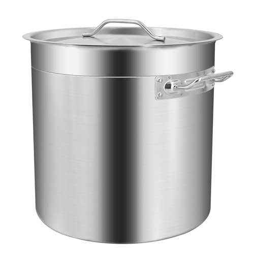 Olla Profesional 36L Acero Inoxidable con Tapa