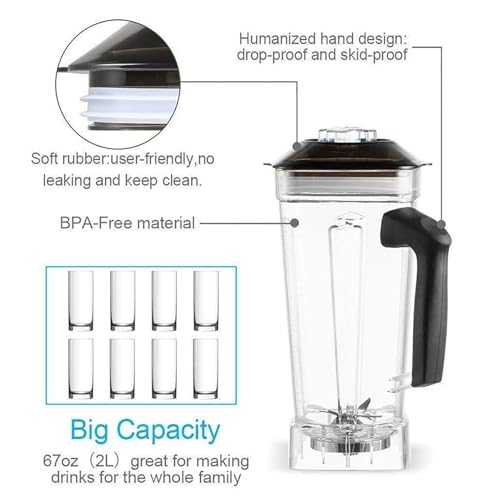 Licuadora Comercial 800W Mostrador para Cocina