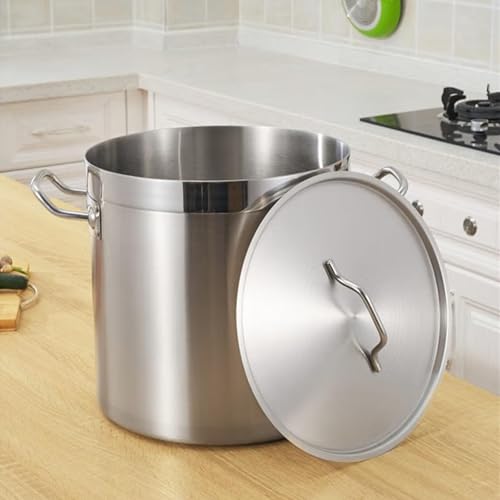 Olla Profesional 36L Acero Inoxidable con Tapa