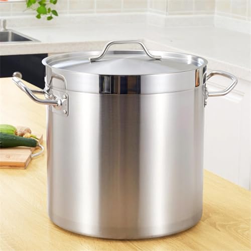 Olla Profesional 36L Acero Inoxidable con Tapa