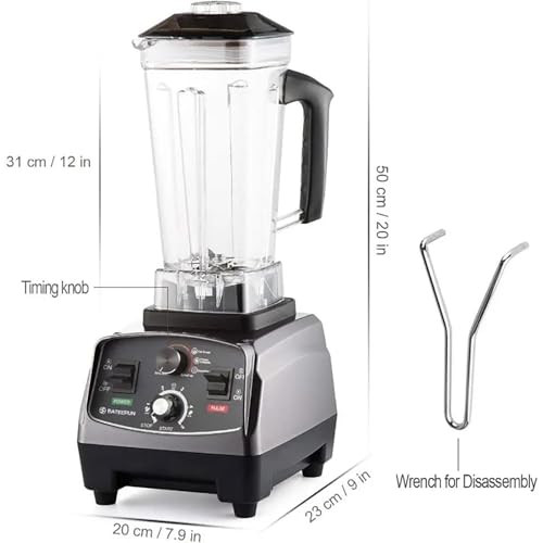 Licuadora Comercial 800W Mostrador para Cocina