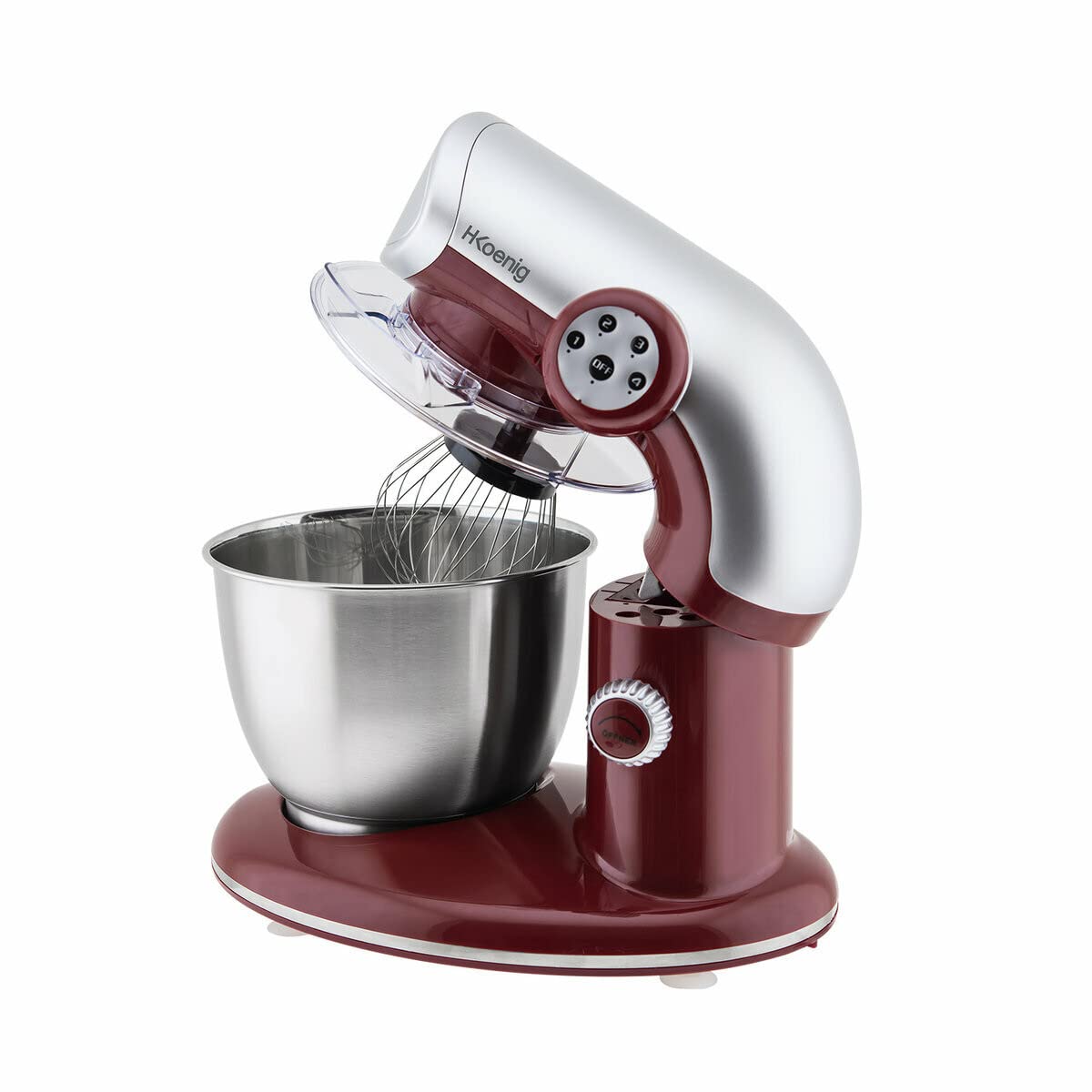 H.Koenig KM80 Amasadora y Mezcladora 5,5L Rojo