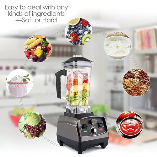 Licuadora Comercial 800W Mostrador para Cocina