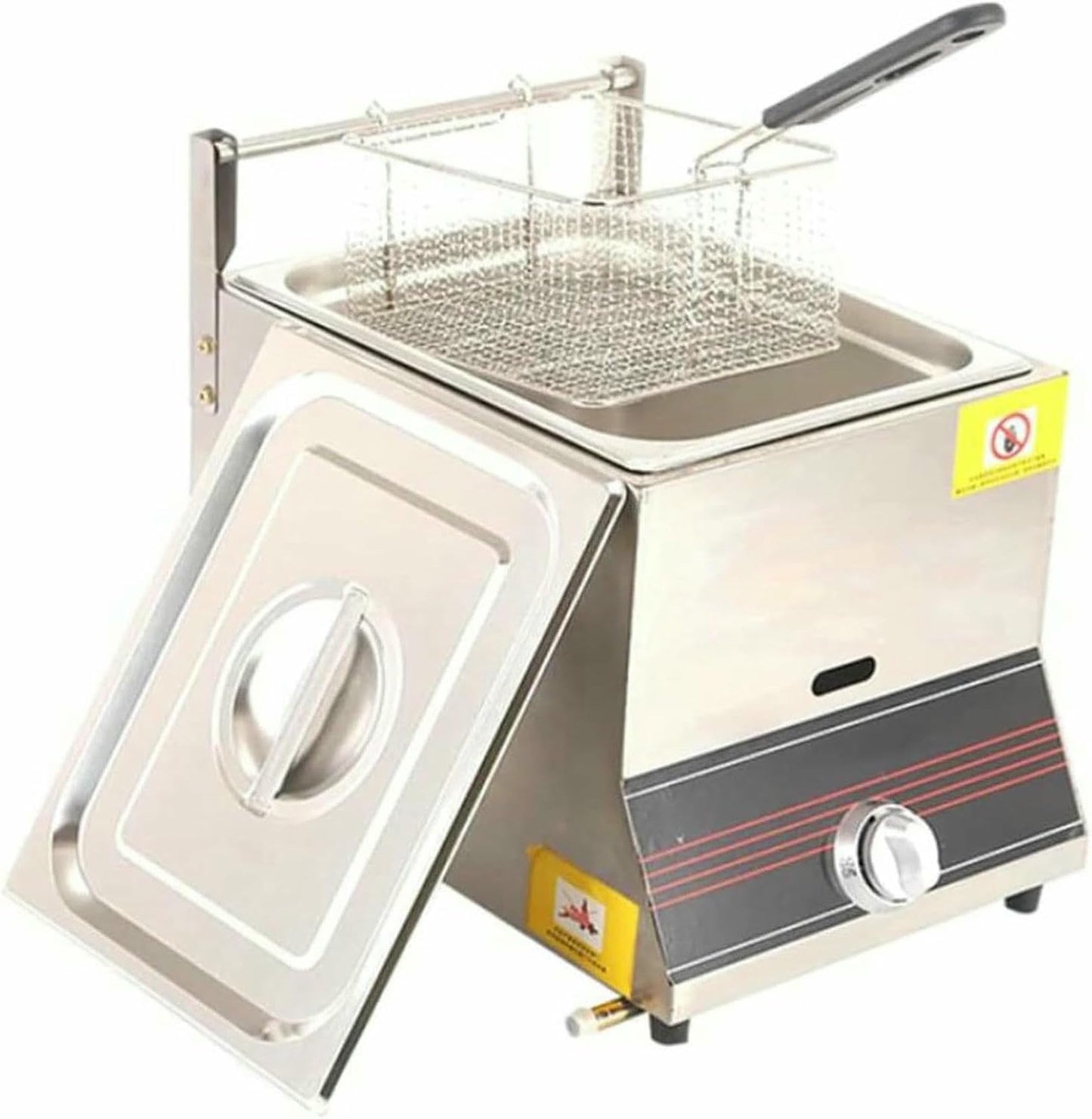 Freidora Comercial de Pollo con Cesta – 6L/12L