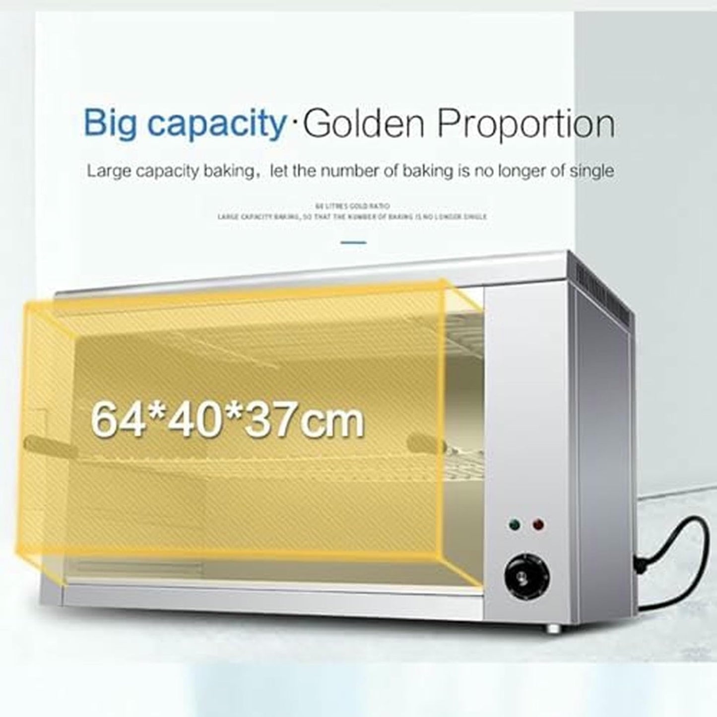 Horno Eléctrico Salamandra 2200W Ideal para Pizza y Pollo