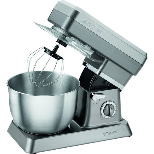 Bomann KM 398 Robot de Cocina 6,2L 1200W Titanio