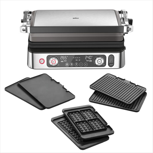 Braun MultiGrill 9 CG 9167 Placas Planas, Parrilla y Gofres